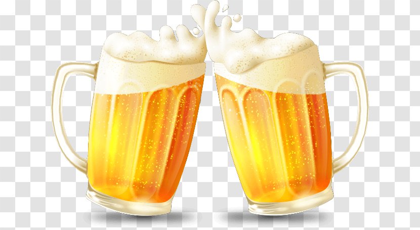 Beer Cup Euclidean Vector Drink Transparent PNG