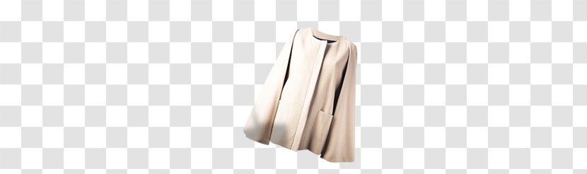 Sleeve Clothes Hanger Beige Neck Clothing - Women Transparent PNG