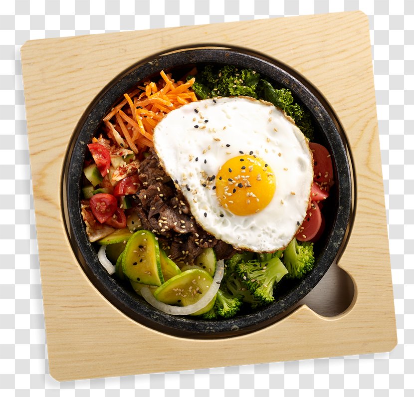 Korean Cuisine Breakfast Vegetarian Bibimbap Food - Flavor Transparent PNG