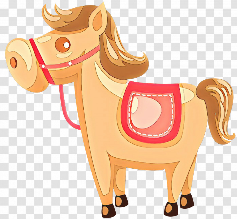 Cartoon Pink Horse Animal Figure Snout Transparent PNG