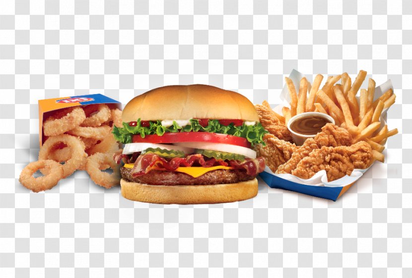 French Fries Cheeseburger Hamburger Breakfast Kids' Meal - American Food Transparent PNG