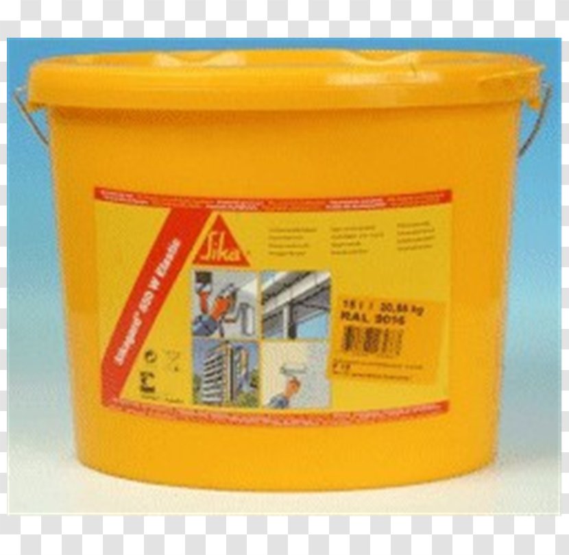 Sika AG Coating SIKA Sikagard Waterproofing Protection Facade Paint - Yellow Transparent PNG