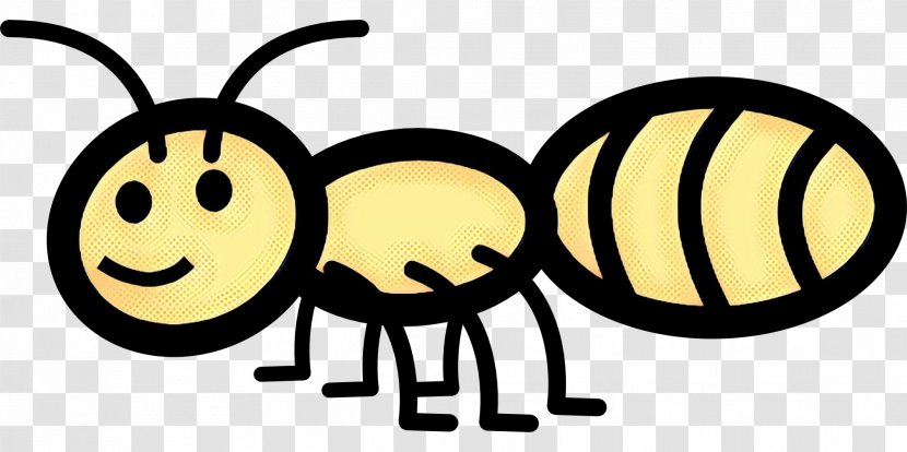 Emoticon - Bee - Happy Transparent PNG