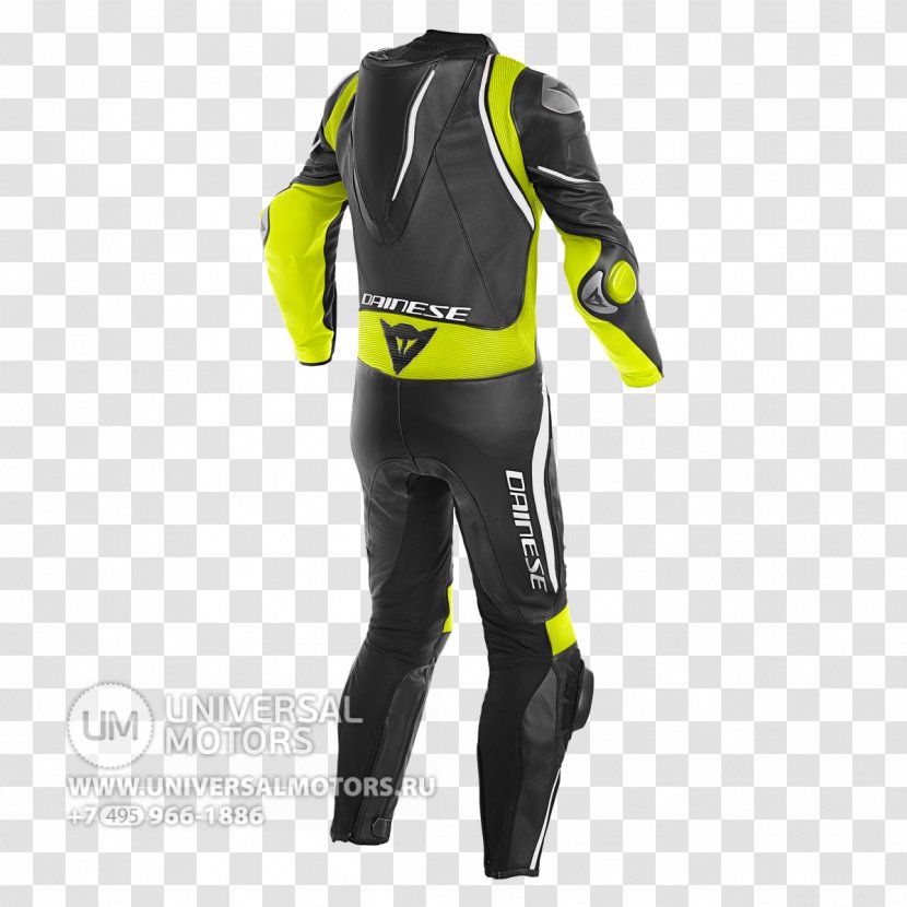 Dainese Laguna Seca 4 1PC Perforated Leather Suit 1pc Motorcycle Boilersuit - Black Transparent PNG