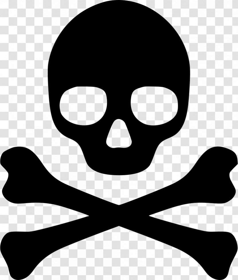 Poison Hazard Symbol Skull And Crossbones Transparent PNG