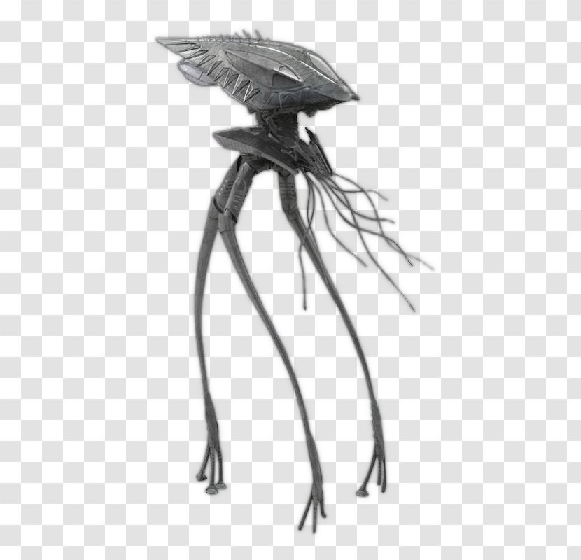 Fighting Machine The War Of Worlds Drawing Extraterrestrials In Fiction Sketch - Wing - 3d Modeling Transparent PNG