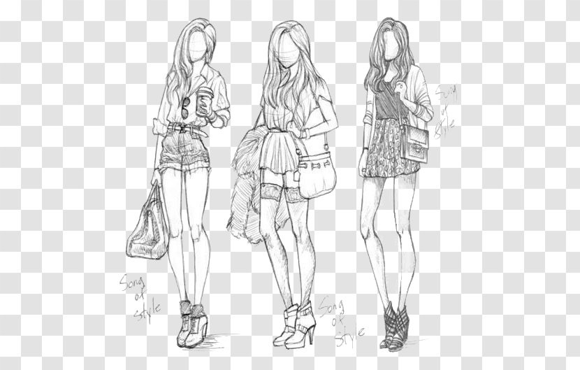 Drawing Sketch Fashion Illustration - Tree - Design Transparent PNG