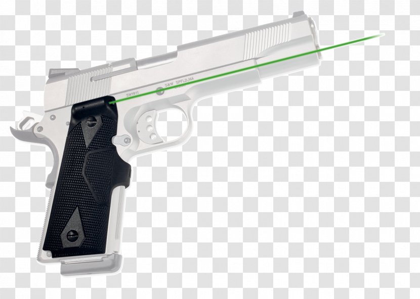 Laser Crimson Trace Sight M1911 Pistol - Gun Transparent PNG