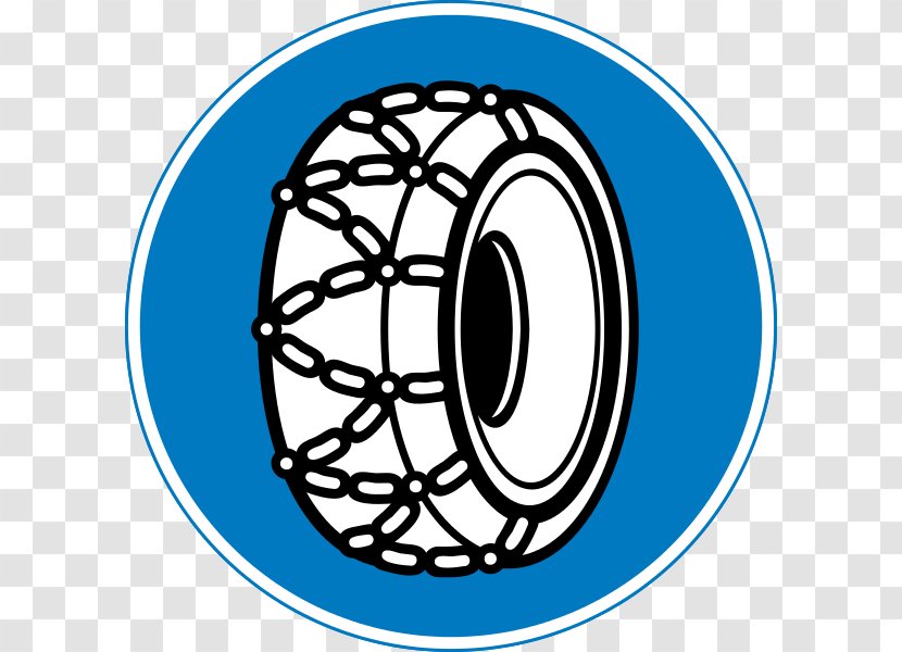Snow Chains Traffic Sign Royalty-free Vehicle - Text - With Chain Transparent PNG