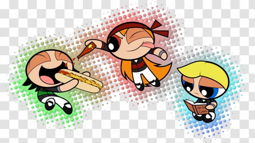Blossom, Bubbles, And Buttercup Art Blue Team - Text - Chili Comic Transparent PNG