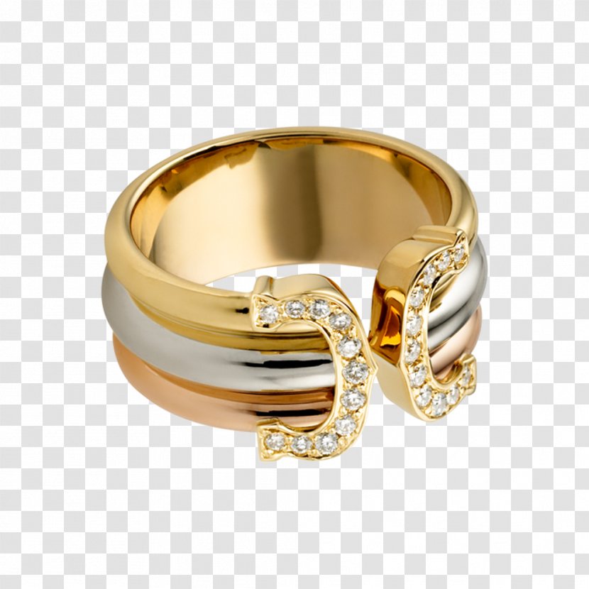 Cartier Earring Jewellery Gold - Ring Transparent PNG