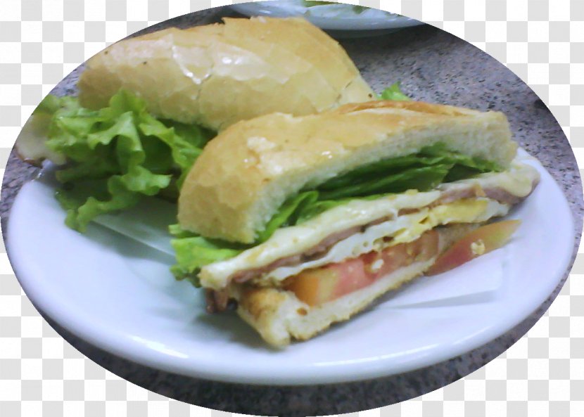 Breakfast Sandwich Vegetarian Cuisine Pan Bagnat Ham Fast Food Transparent PNG