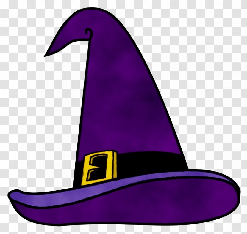 Witch Hat Clothing Purple Costume - Cap Headgear Transparent PNG