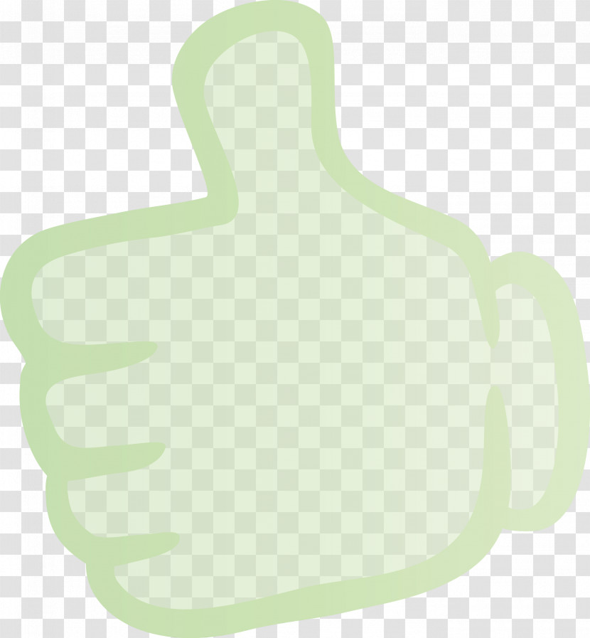 Green Hand Plant Pear Thumb Transparent PNG