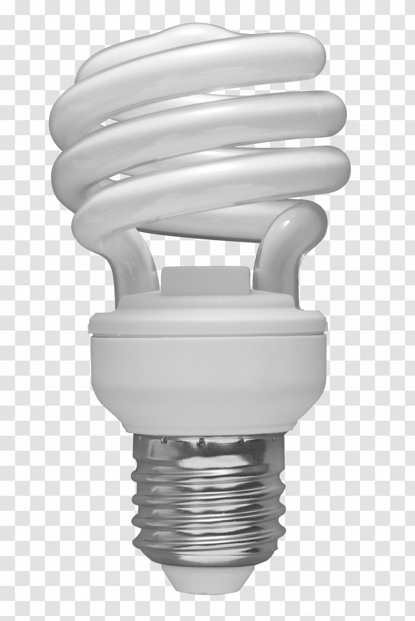 Angle Compact Fluorescent Lamp - Incandescent Light Bulb - White Day Image Transparent PNG