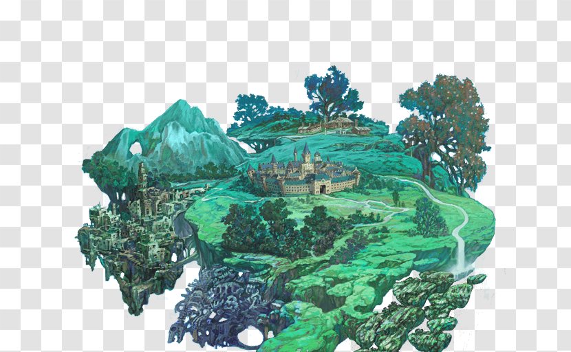 Mana Khemia: Alchemists Of Al-Revis Khemia 2: Fall Alchemy PlayStation 2 Dragon Quest VIII Map - Tree Transparent PNG