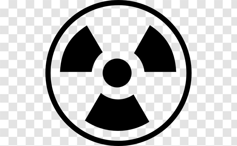 Hazard Symbol Nuclear Power Radioactive Decay Weapon Sticker - Radiation - Risk Premium Transparent PNG