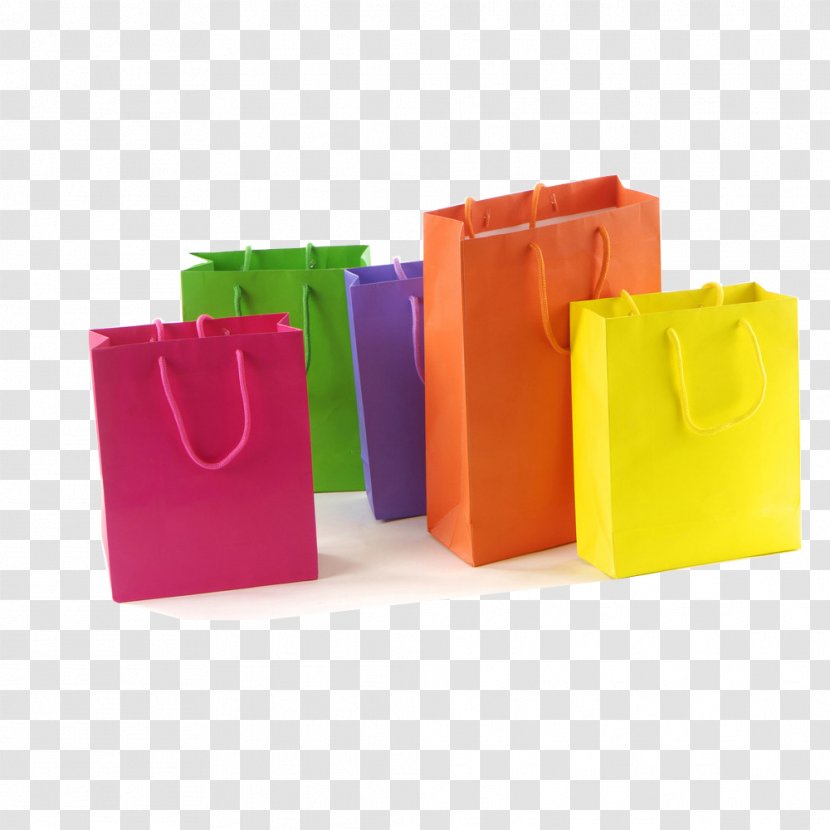 Paper Bag Shopping Bags & Trolleys - Rectangle - Kraft Transparent PNG