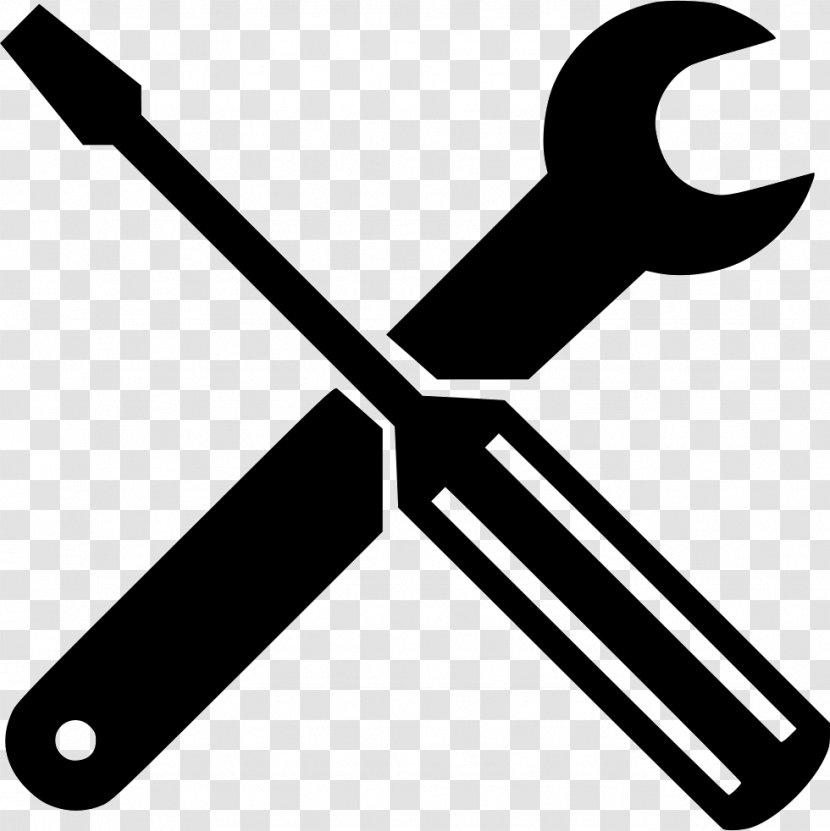 Clip Art Tool - Black And White - Maintenace Transparent PNG