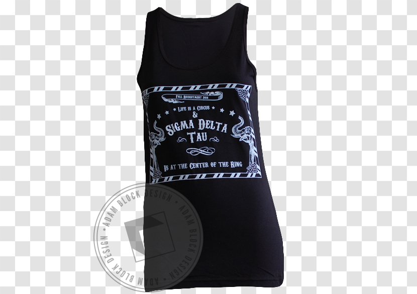 Gilets T-shirt Sleeveless Shirt Font - CIRCUS RING Transparent PNG