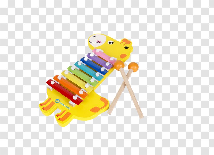 Xylophone Toy Percussion Musical Instrument Drum - Silhouette - Giraffe Transparent PNG