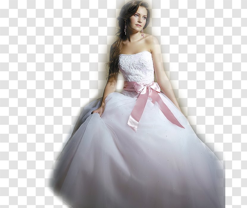 Wedding Dress Fashion Hairstyle Woman Clip Art - Frame Transparent PNG