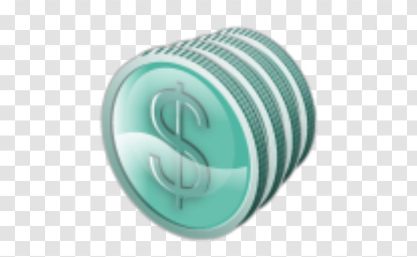 E-commerce - Aqua - Cents Button Transparent PNG
