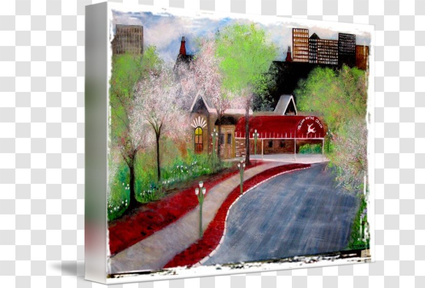 Painting Gallery Wrap Canvas Property - House Transparent PNG