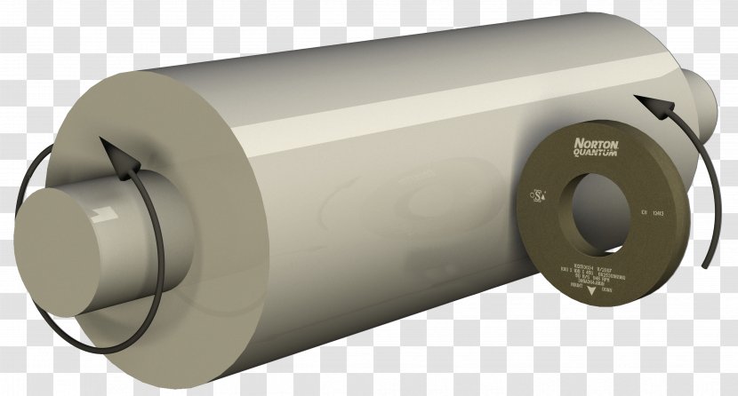 Grinding Wheel Norton Abrasives Steel - Cylinder - Roll Ups Transparent PNG