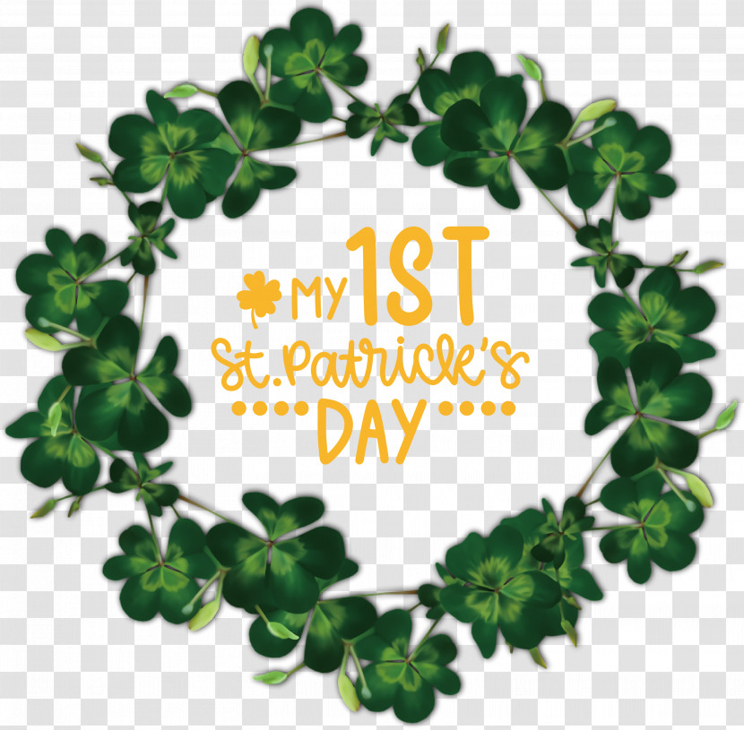 My 1st Patricks Day Saint Patrick Transparent PNG