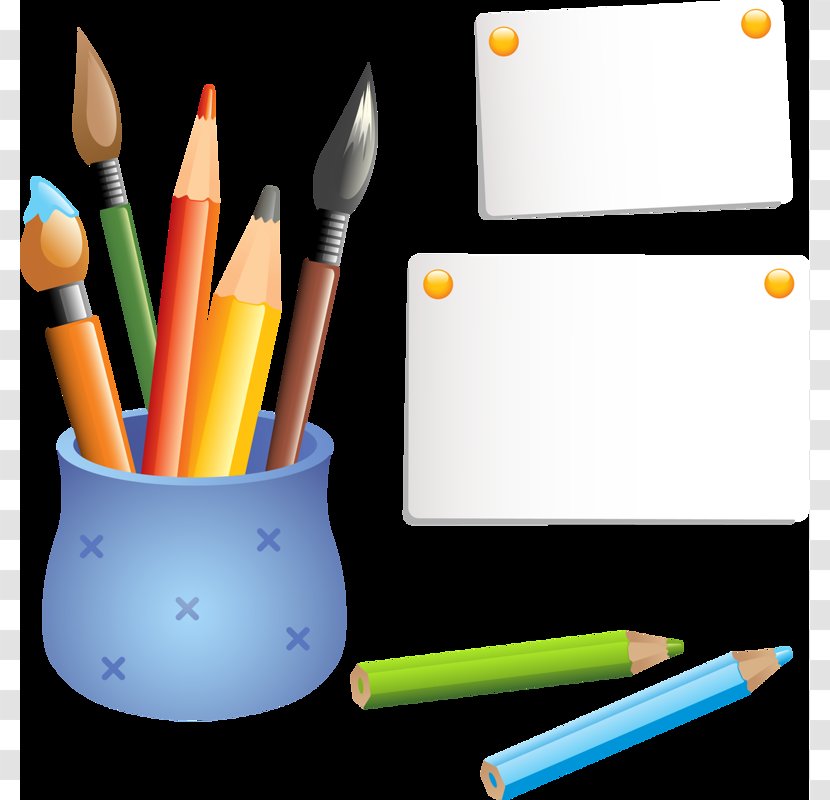Drawing Painting Pencil - Office Supplies Transparent PNG