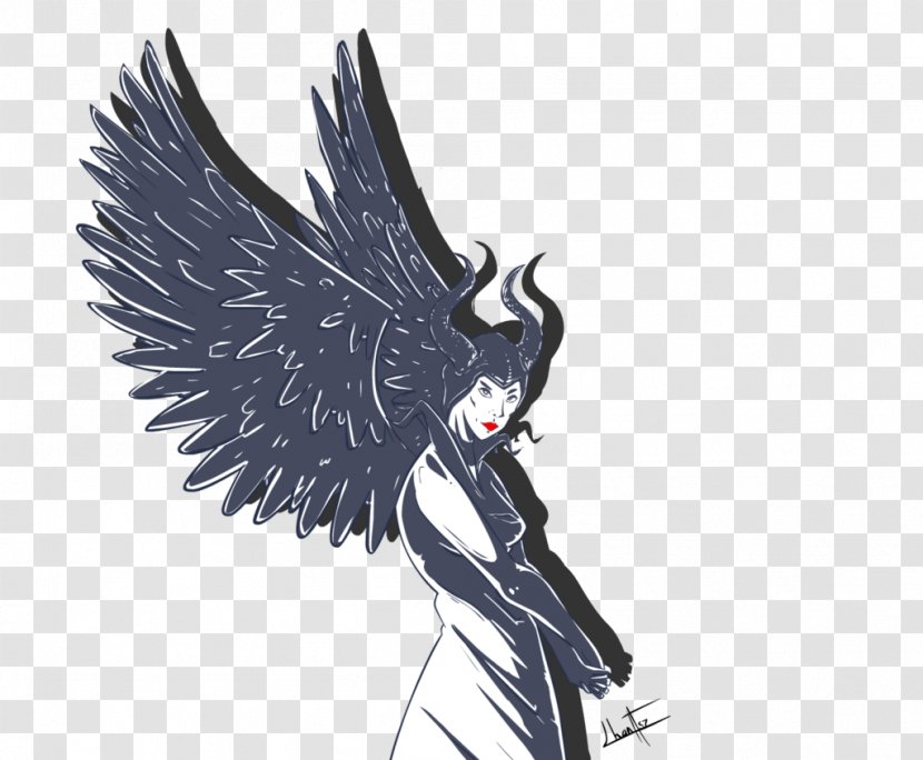 Maleficent Bird Of Prey Feather - Anglerfish - Malificent Transparent PNG