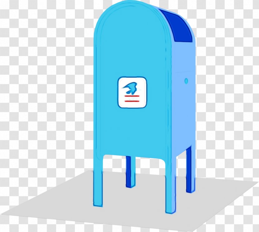 Letter Box Mail Post United States Postal Service Design - Email - Turquoise Blue Transparent PNG