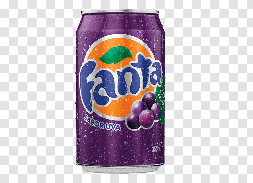 Fizzy Drinks Juice Fanta Carbonated Water Grape - Drink Transparent PNG