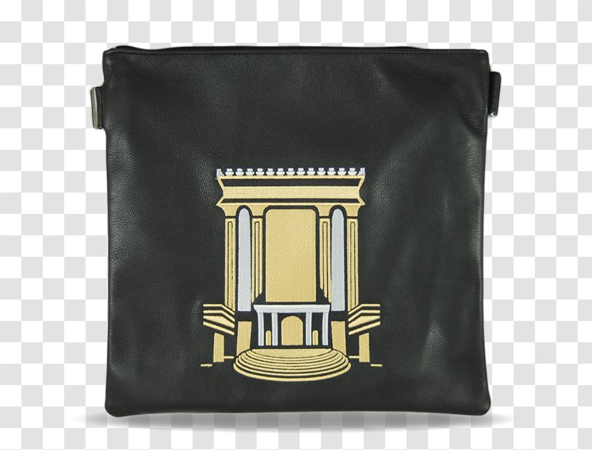 Handbag Tefillin Leather Temple In Jerusalem - Embroidery - Bag Transparent PNG