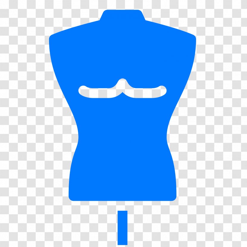 Tailor - Neck - Electric Blue Transparent PNG