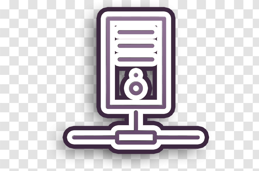 Server Icon Circuit Icon Communication And Media Icon Transparent PNG