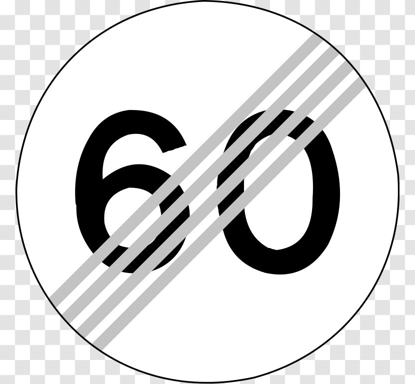 Prohibitory Traffic Sign Speed Limit Stop - 5 Transparent PNG