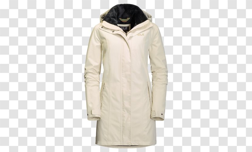Jack Wolfskin Womens Madison Avenue Coat Hoodie Jacket Overcoat - Tree Transparent PNG