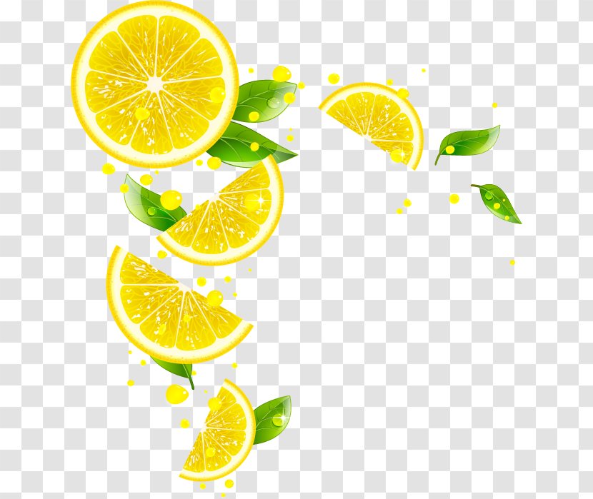Juice Lemonade Mandarin Orange - Lemon Lime - Fresh Fruit Vector Material Transparent PNG