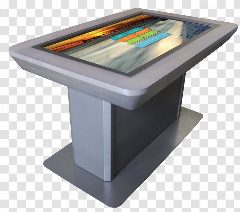 Table Interactivity Touchscreen Desk Multi-touch - Display Transparent PNG