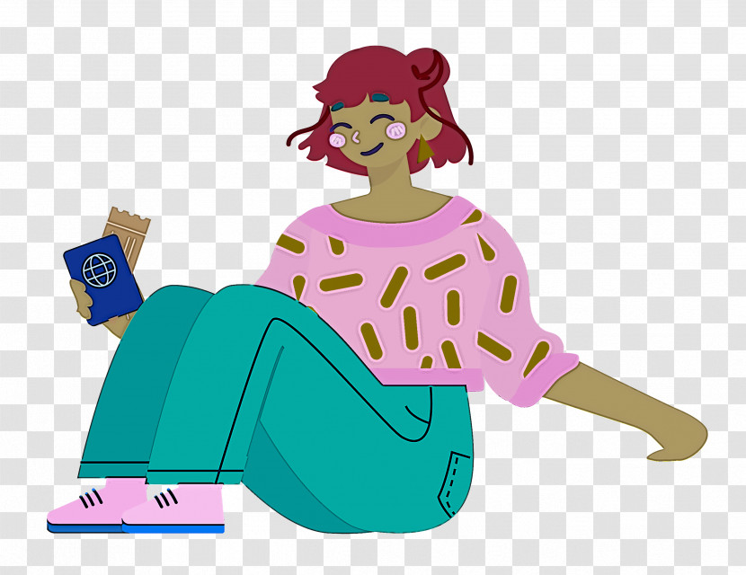 Sitting Sitting On Floor Transparent PNG