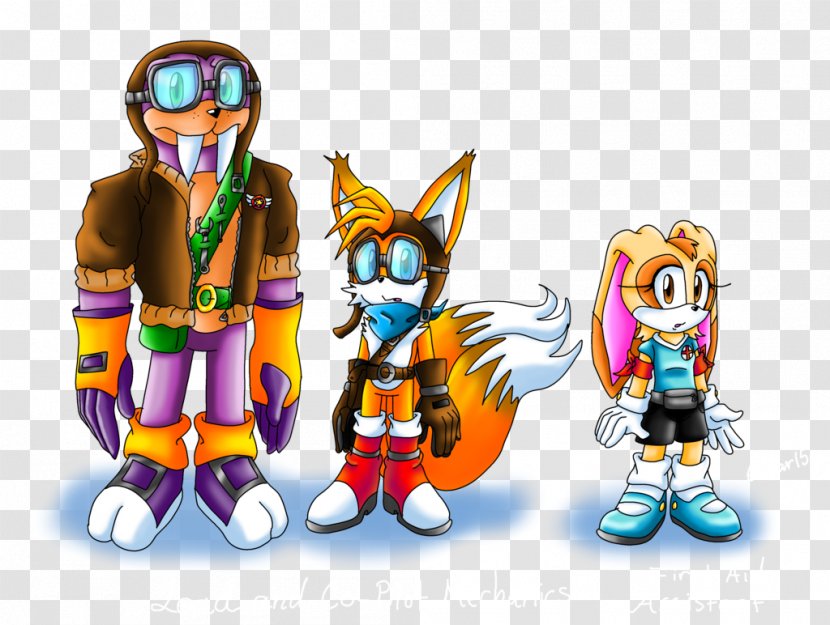 Tails Cream The Rabbit Princess Sally Acorn Sonic Hedgehog Character - Action Figure Transparent PNG