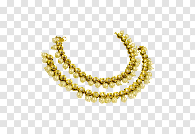 Pearl Earring Necklace Jewellery Gold Transparent PNG