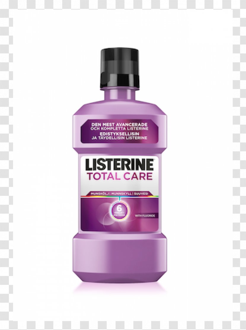 Listerine Mouthwash Total Care Milliliter - Toothpaste Transparent PNG