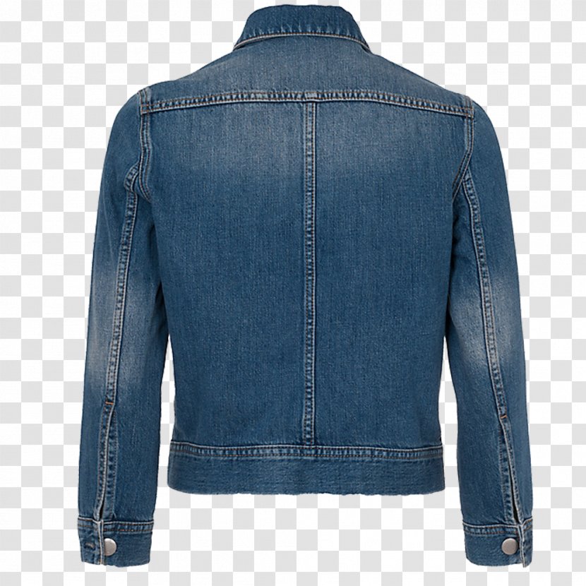 Leather Jacket Cobalt Blue Denim Transparent PNG