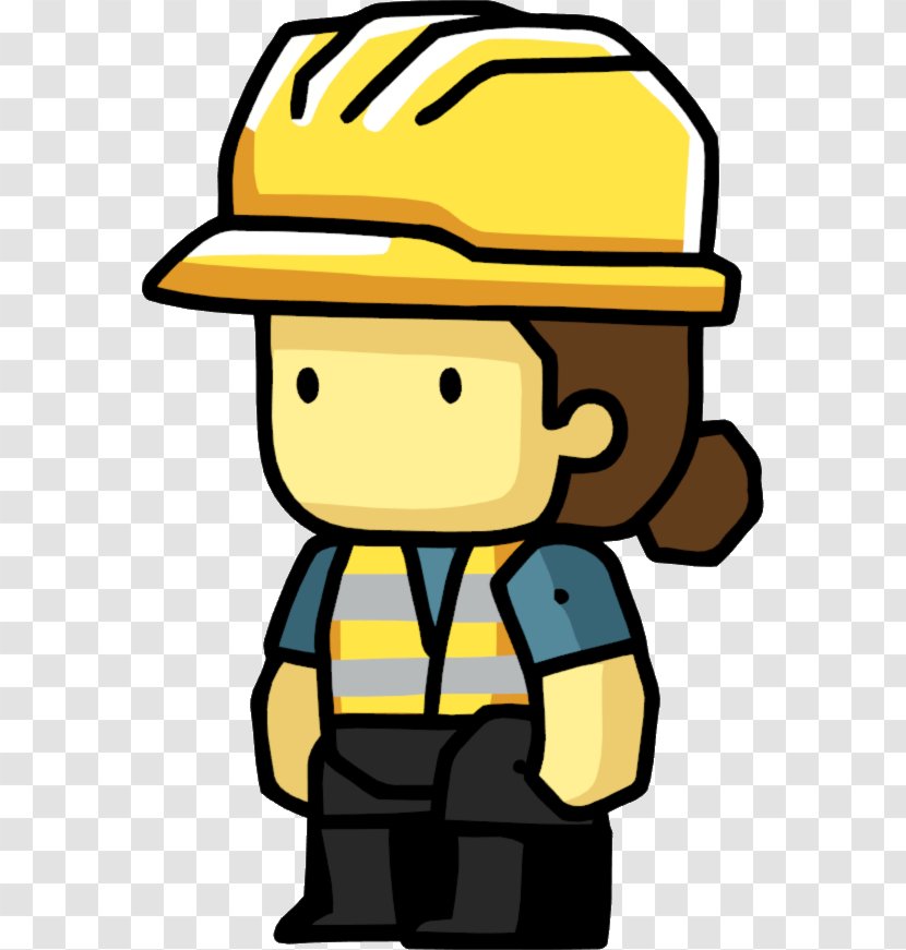 Cartoon Clip Art Yellow Hat Personal Protective Equipment - Construction Worker Hard Transparent PNG