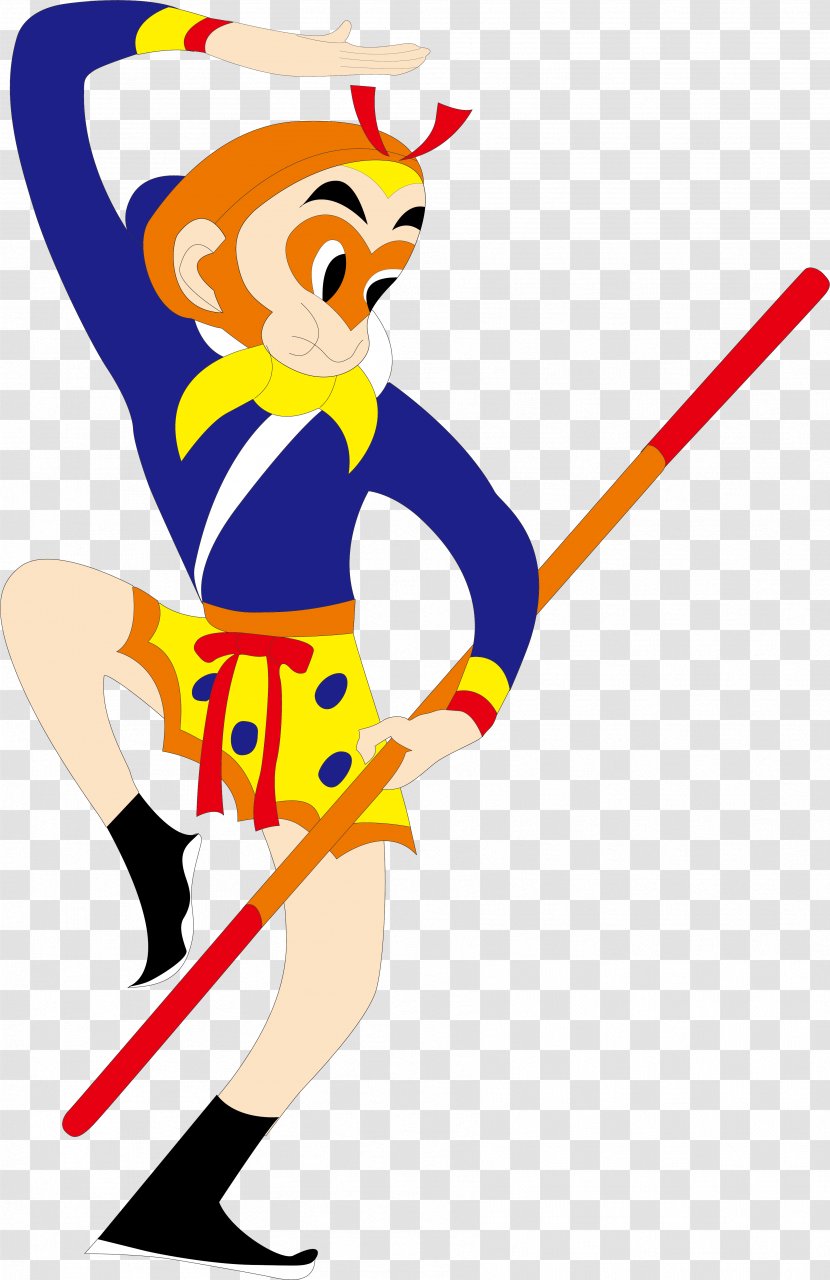 Sun Wukong Goku Journey To The West Illustration - Fictional Character - Cartoon Transparent PNG