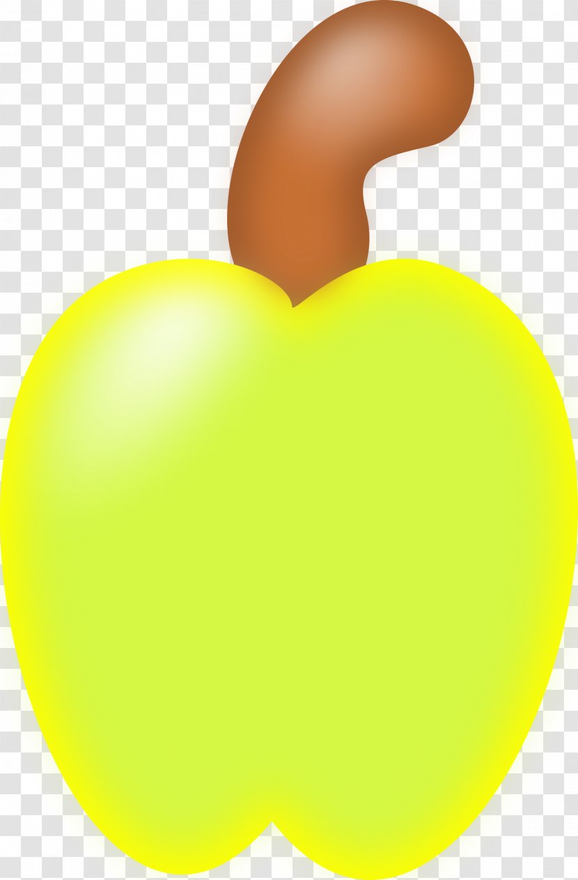 Cashew Nut Fruit Clip Art - Yellow - CASHEW Transparent PNG