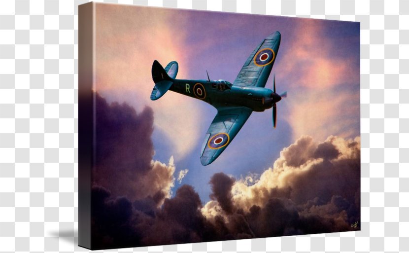 Supermarine Spitfire Airplane Canvas Print Art Printing Transparent PNG